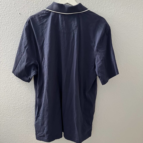 Ben Hogan Men's Navy Blue Performance Short Sleeve Polo Shirt Size L/G - Picture 4 of 7